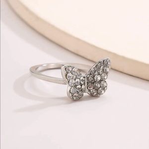 Diamond Butterfly Ring